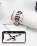 Feraco bracelet magnétique cuivre motif classique sur poignet: polyvalence et allure moderne