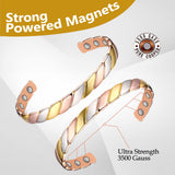 Feraco bracelet magnétique cuivre, idée cadeau pour femme, fête des Mères.