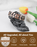 Feraco bracelet magnétique cuivre ouverte: fermeture discrète facilitant l'ajustement
