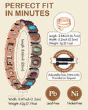Feraco bracelet magnétique ajustable pour poignet confort sur mesure.