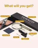 Feraco bracelet magnétique dans sa boîte cadeau luxe.