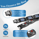 Feraco bracelet magnetique homme, quatre magnets, maintien confortable au quotidien