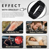 Feraco bracelet magnétique avec réglage en cinq minutes pour un ajustement parfait.