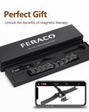 Feraco bracelet magnetique poignet confortable, léger et agréable à porter.