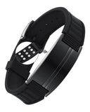 Feraco bracelet magnétique sport, poignet en mouvement, soutien potentiel pour l'équilibre au quotidien.