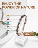 Feraco bracelet avec pierres naturelles, ajout de couleur et sophistication naturelle.