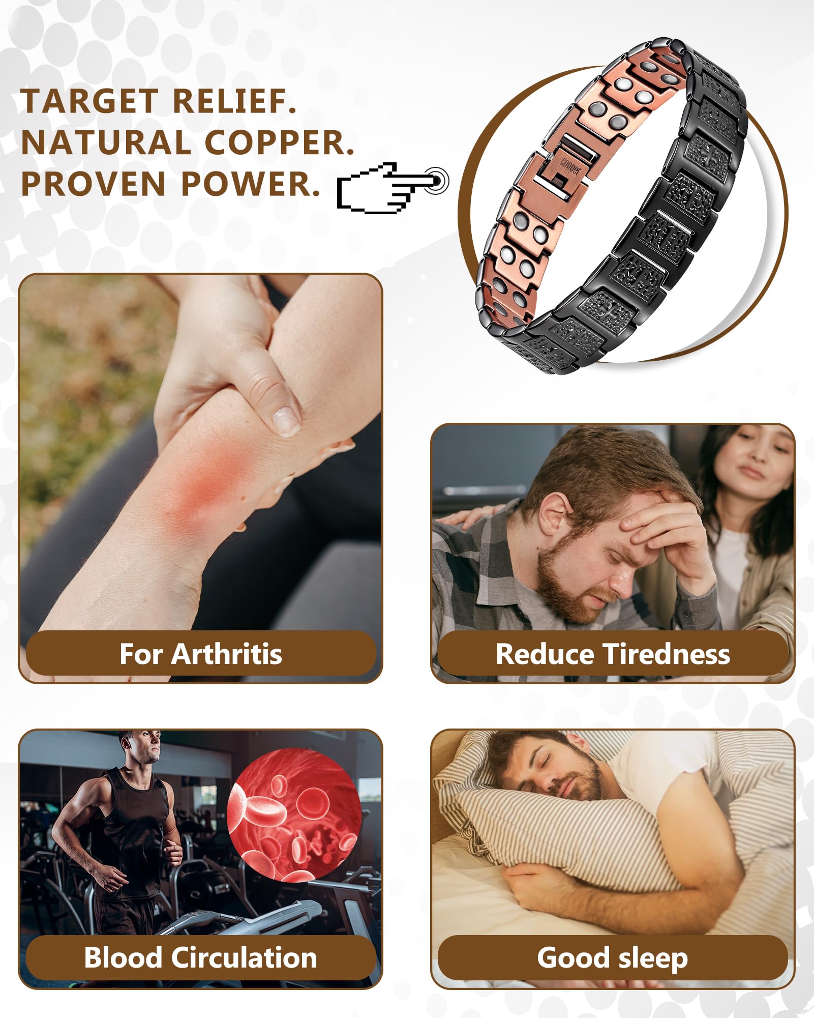 Feraco bracelet poignet polyvalent, complément parfait d’un look professionnel et casual