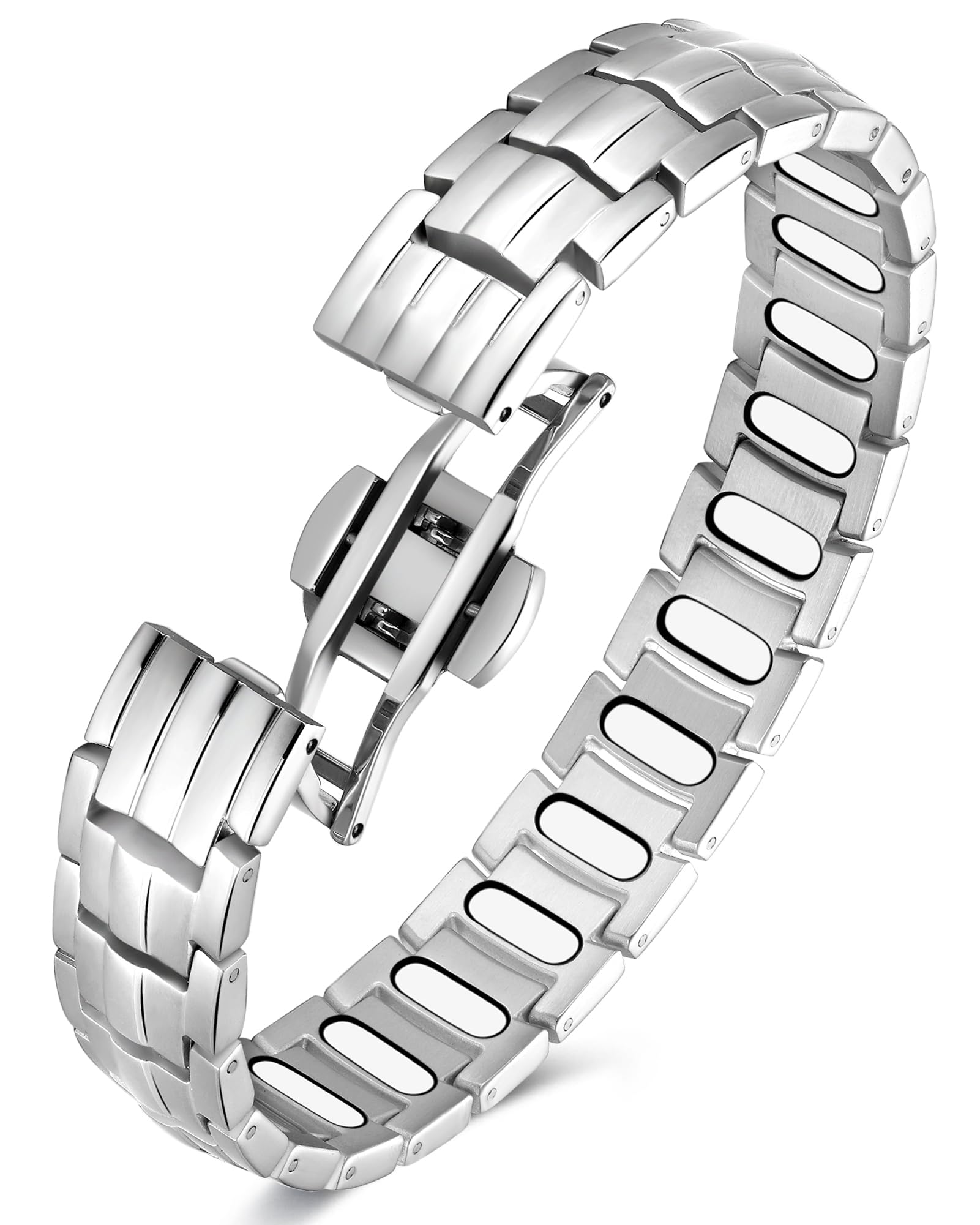 Bracelet Feraco de thérapie magnétique pour homme, ensemble élégant et confortable.