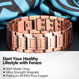 Polyvalence quotidienne du bracelet magnétique Feraco.