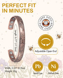 Feraco coffret cadeau bracelet cuivre – emballage élégant pour offrir.