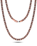 Feraco collier magnétique Quatre-feuilles Infinity CZ, symbole d'élégance et de chance.