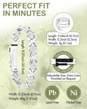 Feraco ensemble bracelet-bague: duo chic pour un style harmonieux