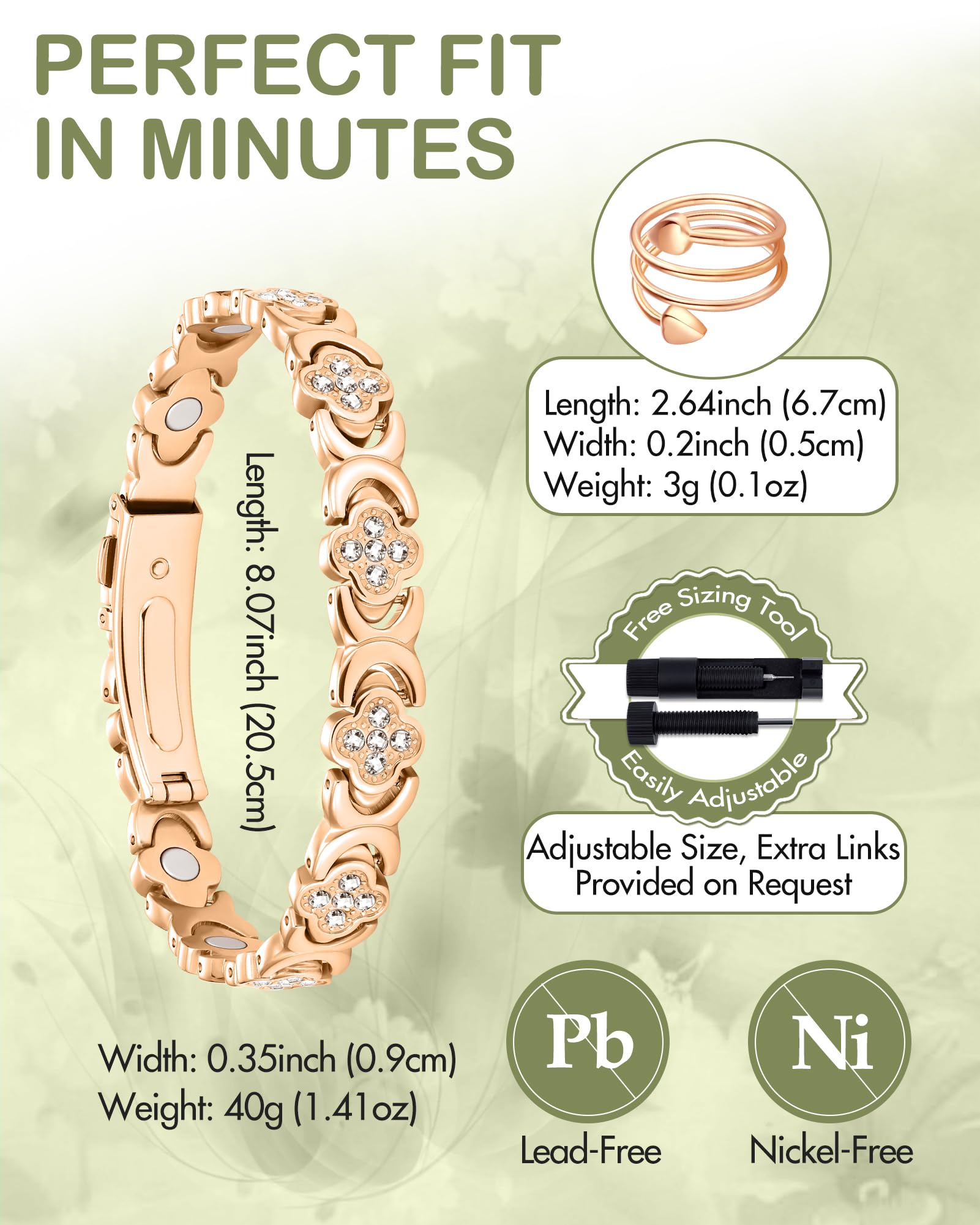 Feraco lingette nettoyage bijoux pour brillance facile.