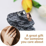 Feraco ouverture ajustable bague cuivre croix magnétique.