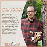 Feral Fungi Myco-Vitalité Tincture, goût naturel – idéal ajouté au thé.