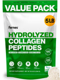Fernes Collagen poudre 5lb dans sa boîte, prêt à l'emploi pour la routine matinale.