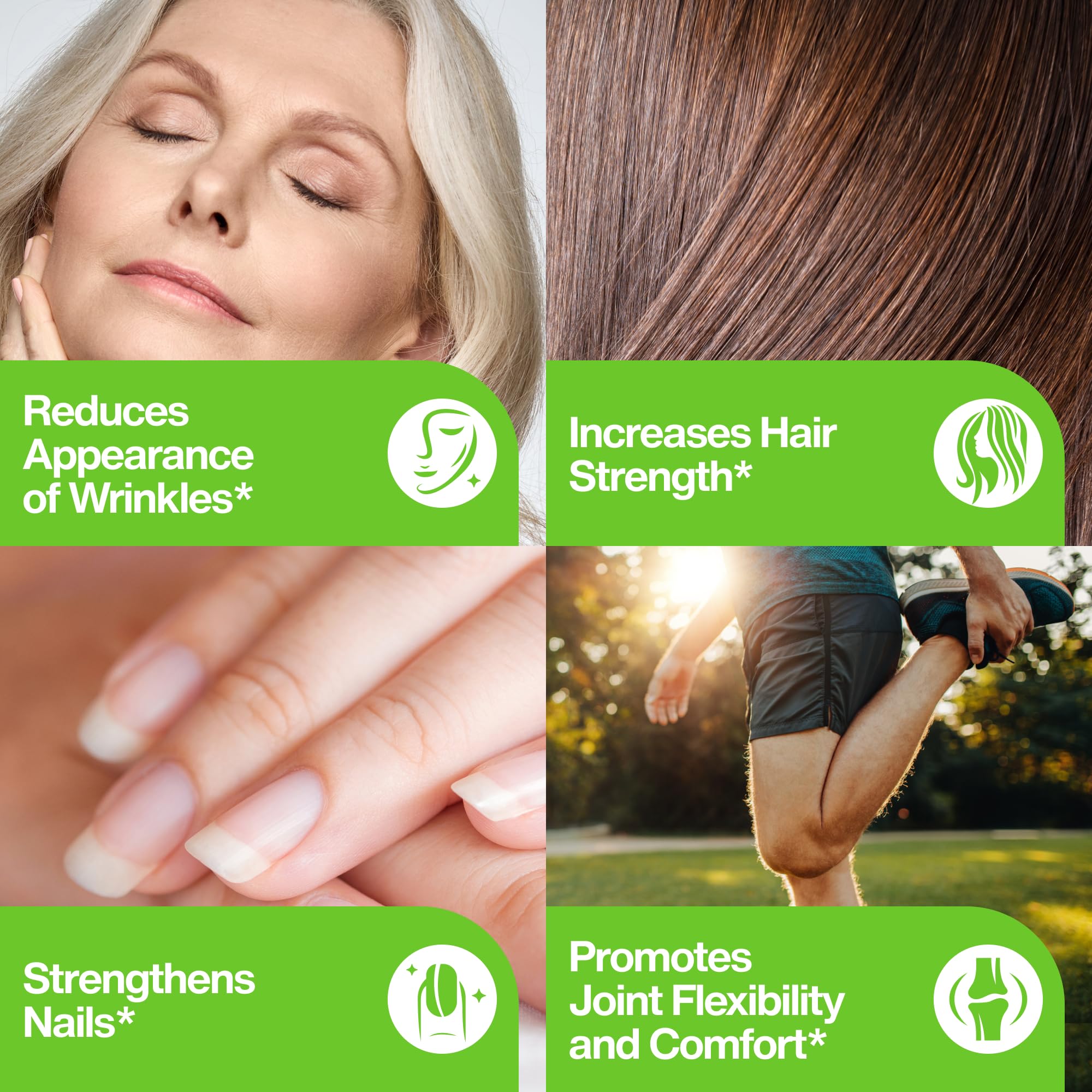 Fernes Collagen hydrolysé Type I et III pour le soutien des tissus.