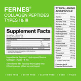 Fernes Collagen avec cuillère doseuse incluse, à diluer rapidement dans smoothies.