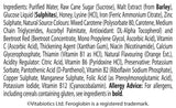 Fer inclus contribue à la formation normale des globules rouges.