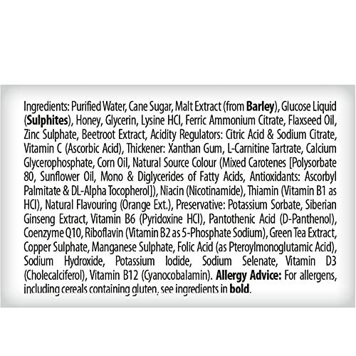 Versement du liquide Feroglobin dans une cuillère, prise facile.