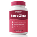 FERRAGLOW Daily Iron – bouteille visible, énergie potentielle et simplicité d'utilisation.