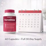 FERRAGLOW Emballage 60 capsules – format pratique et prêt à l'emploi.