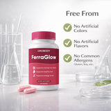 FERRAGLOW Formule douce – neutre, non constipante, capsule facile à tolérer.