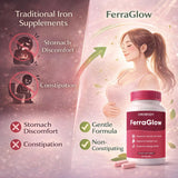 FERRAGLOW Vitamines C et B12 – capsule énergie potentielle et vitalité.