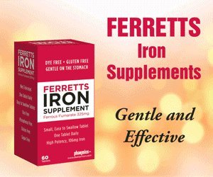 Emballage Ferretts 106 mg, flacon clair et pratique pour l’usage quotidien.