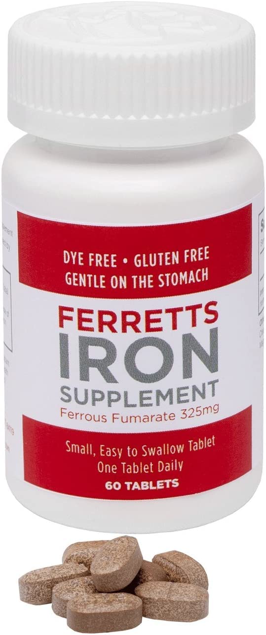Ferretts tablettes 325 mg bouteille prise facile au quotidien.