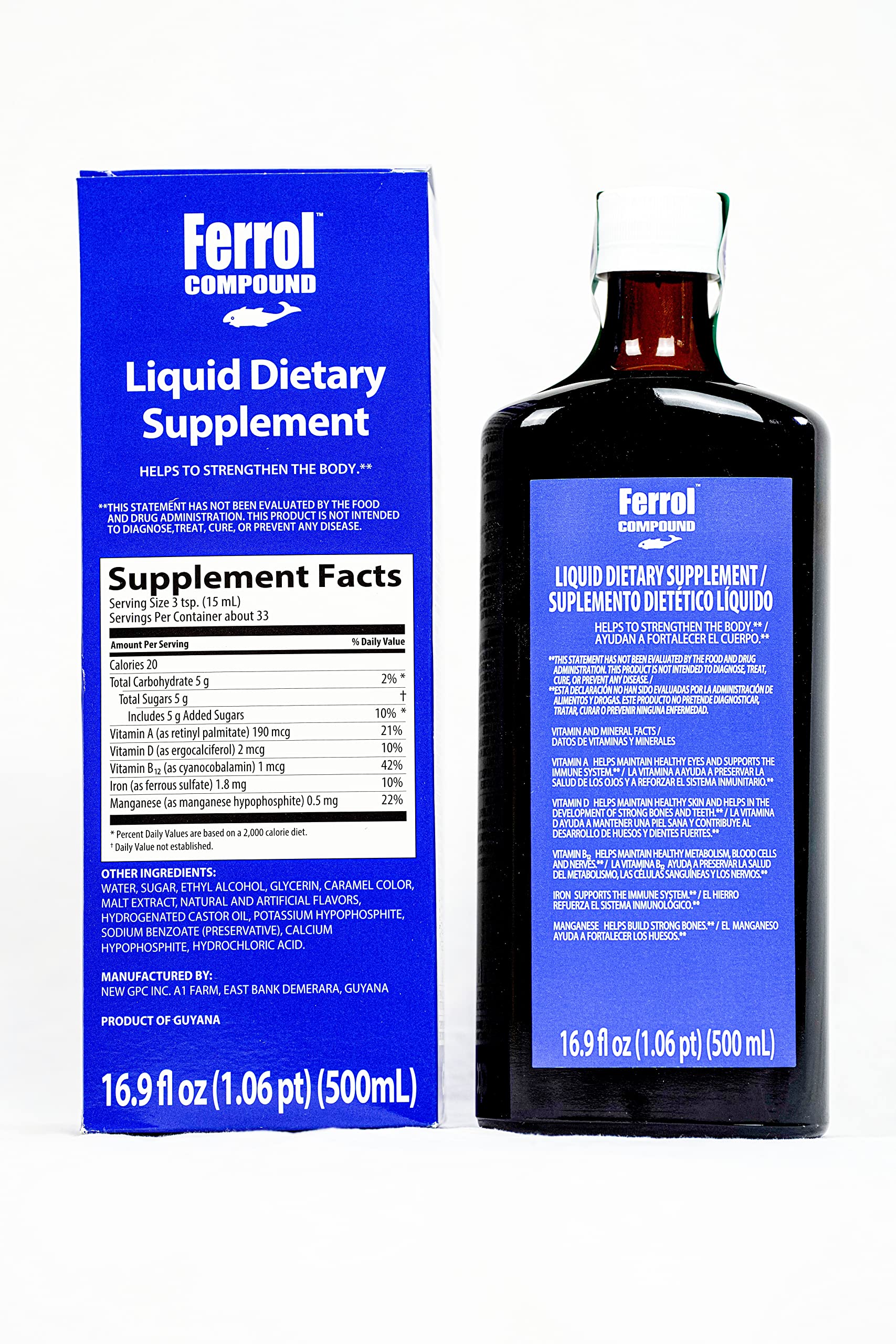 Ferrol Compound préparation quotidienne facilitée pour votre routine santé.
