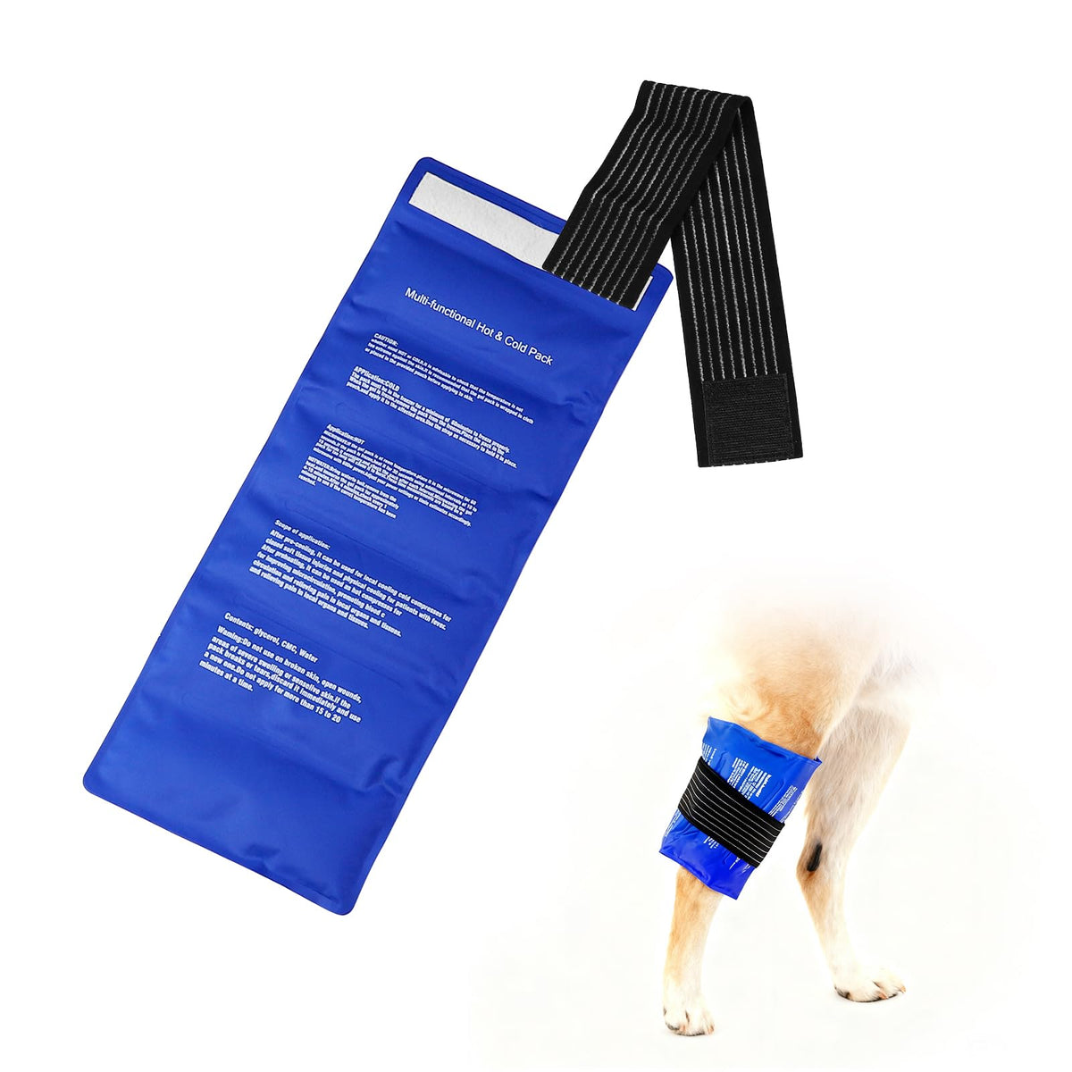 fevbcnrj gel-glace chien genou: soutien froid ciblé pour les articulations