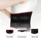 F&G Ceinture massage réglable avec attache Velcro robuste, stabilité pendant l'exercice