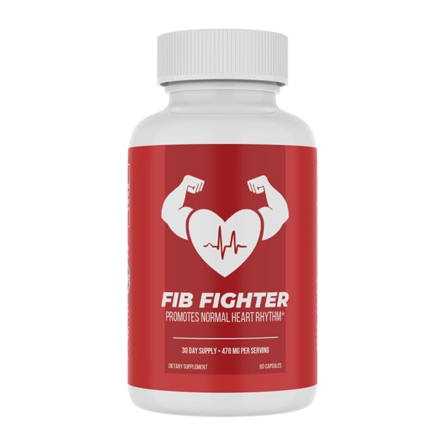 Fib Fighter – bouteille CoQ10 et capsules pour soutenir le rythme cardiaque.