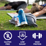 Fiche nutrition Pure Protein Barres, informations claires sur les protéines par barre.