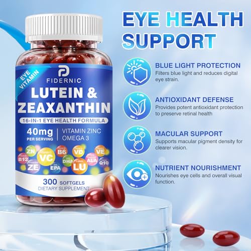FIDERNIC AREDS2 Plus – gélules riches en lutéine et zéaxanthine pour le bien‑être oculaire