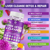 FIDERNIC Détox Foie - tableau-ingrédients, synergie complète pour le foie.