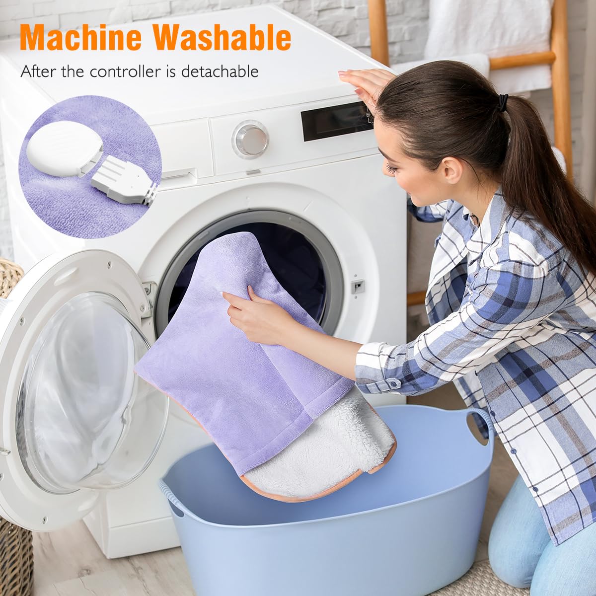 FIGERM Entretien pratique: lavage en machine du coussin chauffant.