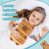 Capybara Fighting to Achieve doudou housse amovible, nettoyage facile