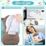 Fermeture velcro pratique sur peluche otter Fighting to Achieve