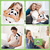 Panda chauffant Fighting to Achieve, cadeau chaleureux idéal pour les occasions festives.