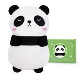 Panda chauffant Fighting to Achieve prêt à être chauffé au micro-ondes, réconfort immédiat.