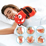 Panda rouge pour genou et jambe, chaleur réconfortante.