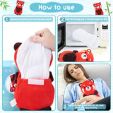 Panda rouge lavande, parfum relaxant pour favoriser le calme.