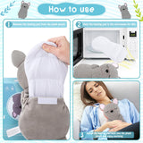 Peluche Bulldog Fighting to Achieve, ouverture Velcro pour insertion facile.