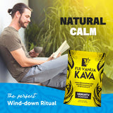 Fiji Vanua Kava Poudre Vanuatu – goût terreux et épicé, caractère authentique du kava.