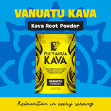 Fiji Vanua Kava Poudre Vanuatu – mouture moyenne adaptée à la préparation traditionnelle.