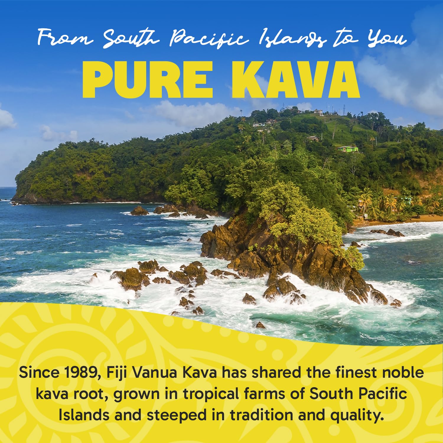 Fiji Vanua Kava Poudre Vanuatu – profil robuste et détente possible lors des soirées.