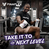 Mélange FINAFLEX BCAA MAX PUMP dans l’eau – boisson sportive pratique.