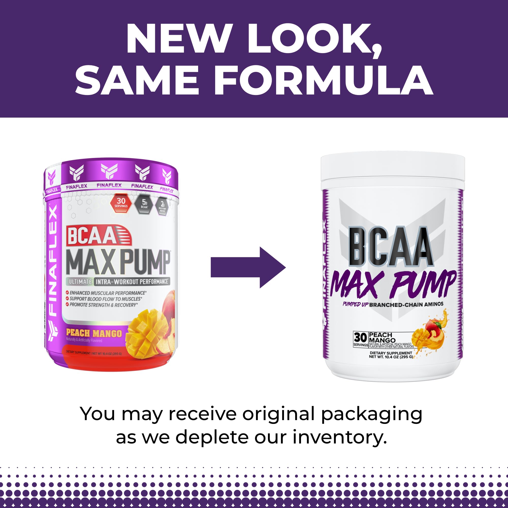 FINAFLEX BCAA MAX Pump – dose poudre pêche-mangue pour mélanger facilement